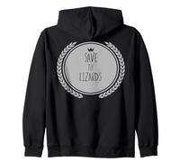 Maglietta Save The LIZARDS Animal LIZARD Felpa con Cappuccio