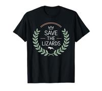 Maglietta Save The Lizards Animal Lizard Maglietta