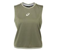 Top da tennis da donna Asics Game Sleeveless - dark olive - Verde (M)