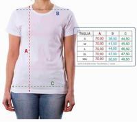 MAGLIETTA SEXY DA DONNA IN 100% COTONE - COTONE FIAMMATO: PIU O MENO