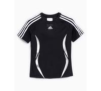 adidas Originals - Adilenium Season 4 Teamgeist - T-shirt aderente trasparente nera-Nero XS