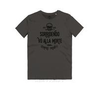 Maglietta Sorridendo Vò Alla Morte Reparti D'Assalto WW1 Arditi Skull T-Shirt
