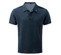 Maglietta sottile da uomo Elavure The Prestigio Polo da uomo a maniche corte in cotone tinta unita casual da allenamento magliette da uomo confezione multipla, Blu, 5XL