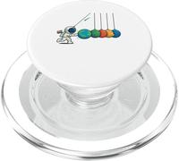 Maglietta Spazio Pianeti Newton Pendolo Divertente PopSockets PopGrip per MagSafe
