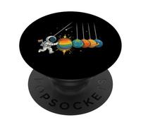 Maglietta Spazio Pianeti Newton Pendolo LGBTQ Divertente PopSockets PopGrip Adesivo