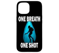 Maglietta Spearfishing Sub Caccia One Breath One Shot Custodia per iPhone 15