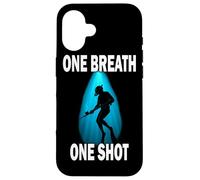 Maglietta Spearfishing Sub Caccia One Breath One Shot Custodia per iPhone 16