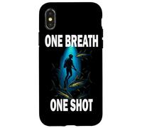 Maglietta Spearfishing Sub Caccia One Breath One Shot Custodia per iPhone X/XS