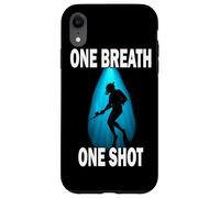 Maglietta Spearfishing Sub Caccia One Breath One Shot Custodia per iPhone XR