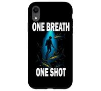 Maglietta Spearfishing Sub Caccia One Breath One Shot Custodia per iPhone XR