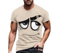 Maglietta Spiritosa Uomo Personalizzata Tshirt Ricamato Tre Etichetta Ampio Sprintex Addominali Allenamento Comode Sudare Smile Rosse Orso dalla Tutta Fratelli Invernali Euro