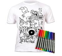 Maglietta Splat Planet Farm Maglietta Magica da Colorare con 10 Penne Magiche Lavabili Atossiche - Colora La Maglietta, Colora E Lava Via E Ricolora I Compleanni dei Bambini (9-11 Anni)