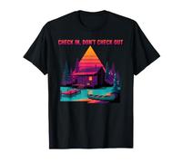 Maglietta Spooky Cabin Lake Check-in Senza Check-in Maglietta