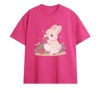 Maglietta sportiva da donna in 100% cotone con stampa grafica di un gatto con l'hijab, lavabile in lavatrice, abbigliamento unisex casual con collo a giro, spalle scese e maniche corte, adatta per l'e