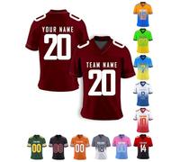 Maglietta sportiva da uomo, personalizzata o vuota, ad asciugatura rapida, traspirante, a maniche corte, per donne e bambini, taglia S ~ 7XL, Stile 17., L