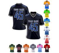 Maglietta sportiva da uomo, personalizzata o vuota, ad asciugatura rapida, traspirante, a maniche corte, per donne e bambini, taglia S ~ 7XL, Stile 15., L