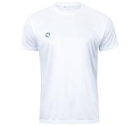 Maglietta sportiva leggera, traspirante, ad asciugatura rapida e versatile, disponibile in diversi colori, ideale per fitness, corsa, UVM., bianco, L