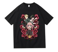Maglietta Spy x Family Anya Forger Unisex Maglietta Casual Streetwear Manica Corta Harajuku Maglietta Allentata Anime Spy x Family Cosplay Top
