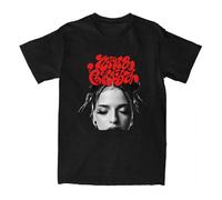 Maglietta Stampata Singer Nina Merch C-HUBA Arena Girocollo Tour Maniche Corte Top in Cotone Unisex S-4XL-Black||3X_l