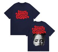 Maglietta Stampata Singer Nina Merch C-HUBA Arena Girocollo Tour Maniche Corte Top in Cotone Unisex S-4XL-Blue||l