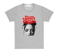 Maglietta Stampata Singer Nina Merch C-HUBA Arena Girocollo Tour Maniche Corte Top in Cotone Unisex S-4XL-Grey||4X_l