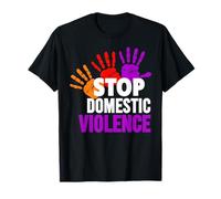 Maglietta Stop per la violenza Domestica - consapevolezza della violenza Domestica Maglietta