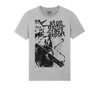 Maglietta Stop Politica Imperialista No Imperialist Democracy Export T-Shirt