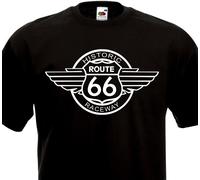 Maglietta Strada 66 Historic Raceway USA Motociclista Custom Motocicletta Harley