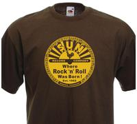 Maglietta Sun Record - Where Rock'N Roll Was Born Memphis Tennessee Rockabilly