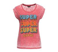 Maglietta super carina Queen Kerosin rosa antico taglia S