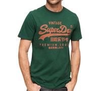 Maglietta Superdry M1011860a T-Shirt Uomo Cotone Verde