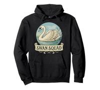 Maglietta Swan Squad Cool Animal Swans Felpa con Cappuccio