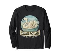 Maglietta Swan Squad Cool Animal Swans Maglia a Manica