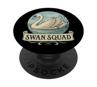 Maglietta SWAN Squad Cool Animal SWANS PopSockets PopGrip Adesivo