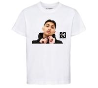 Maglietta t-Shirt di BabyGang v2 Rapper Baby Gang Unisex Uomo Donna Ragazzi (IT, Testo, XL, Regular, Regular, Bianco)