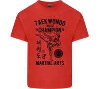 Maglietta Taekwondo Campione Del Mondo Per Bambini Ragazzi E Ragazze