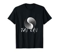 Maglietta Tai Chi Chuan Taiji Yin Yang Circle Maglietta