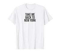 Maglietta Take Me Back to New York Maglietta