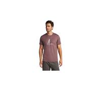 Maglietta tecnica a manica corta icebreaker merino 150 tech lite polar paddle brown uomo