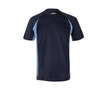 Maglietta tecnica bicolore blu navy celeste tg. M