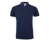 Maglietta tecnica bicolore blu navy celeste tg. xl