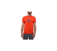 Millet - Maglietta da alpinismo leggera e traspirante - Kamet Map SS M Paprika per Uomo in Poliestere Riciclato - Taglia L - Arancione