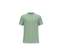 ODLO X Pow Merino Tencel T-shirt Crew Neck S/s - Uomo - Verde - Taglia S- modello 2025