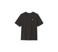 Maglietta tecnica patagonia cap cool daily hut tripper nera da uomo