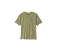 Maglietta tecnica patagonia cap cool daily hut tripper verde da uomo