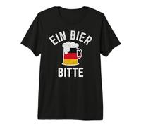 Maglietta Tedesca Oktoberfest Ein BierBitte Beer Drinking Maglietta Premium