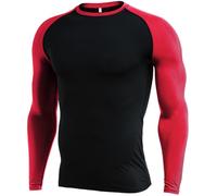 Maglietta Termica Maglia Maniche Lunghe Ciclismo Maglia Tattica Uomo Maglia Calda Uomo Maglia Intima Maniche Lunghe Uomo Maglia Rinfrescante Gym Tshirt Maglia Sport Manica Lunga T Shirt Uomo Attillata