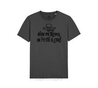 Maglietta Teschio Arditi Non Mi Trema Il Core Motto WW1 Arditi Skull T-Shirt