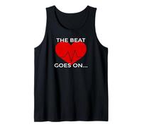 Maglietta The Beat Goes On Heart Attack Survivor Canotta