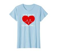 Maglietta The Beat Goes On Heart Attack Survivor Maglietta